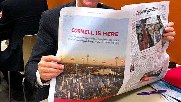 Cornell in New York City - New York Times - May 2017